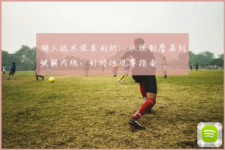 湖人战术深度剖析：从限制詹眉到破解内线，针对性观赛指南